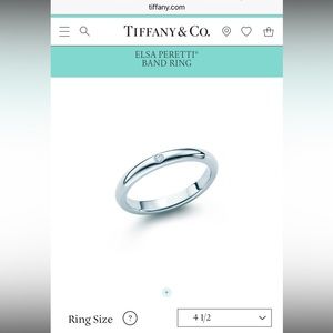Tiffany & Co. Elsa Peretti Band Ring